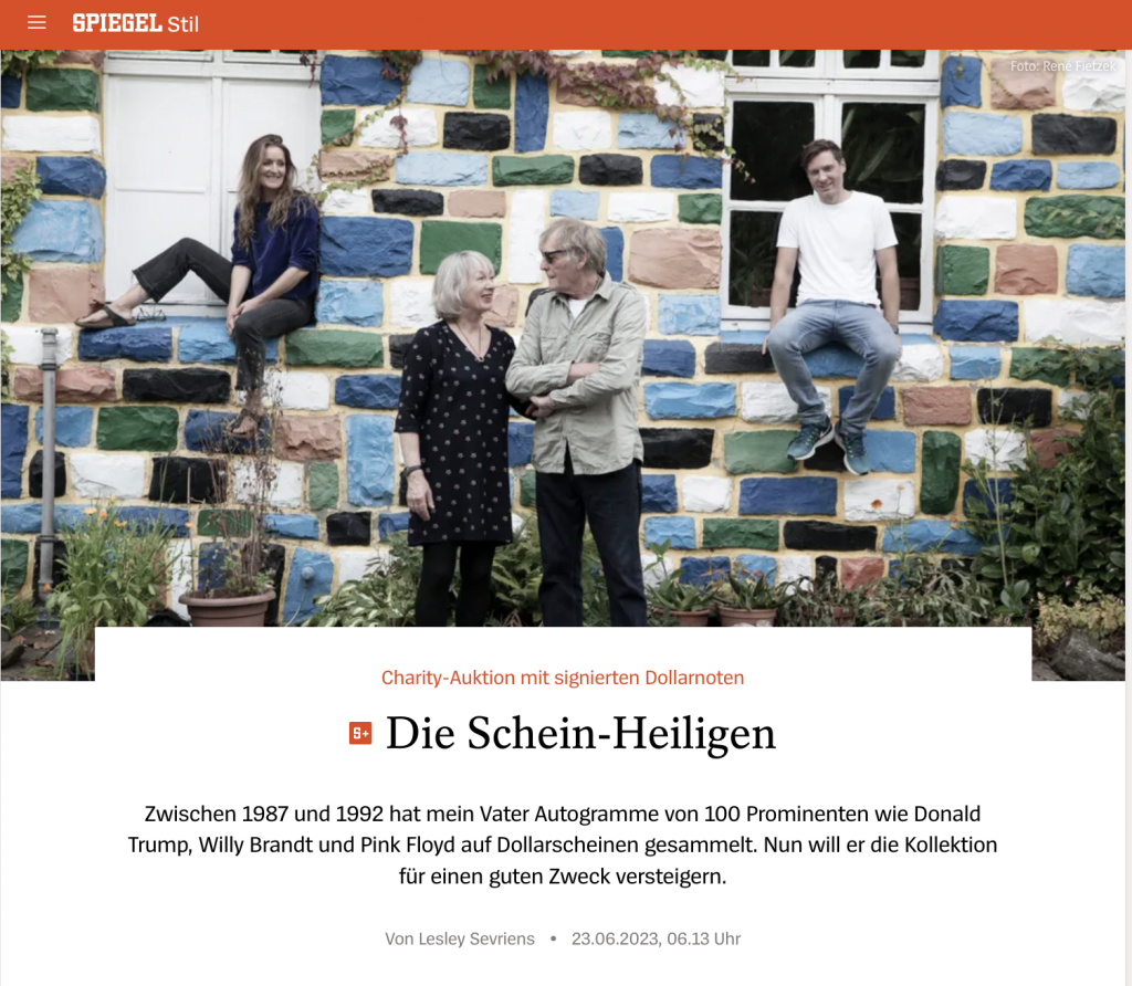 Spiegel Online - Die Schein-Heiligen-Prominente Dollar-Sammlung-Sevriens-Kinderkrebshilfe