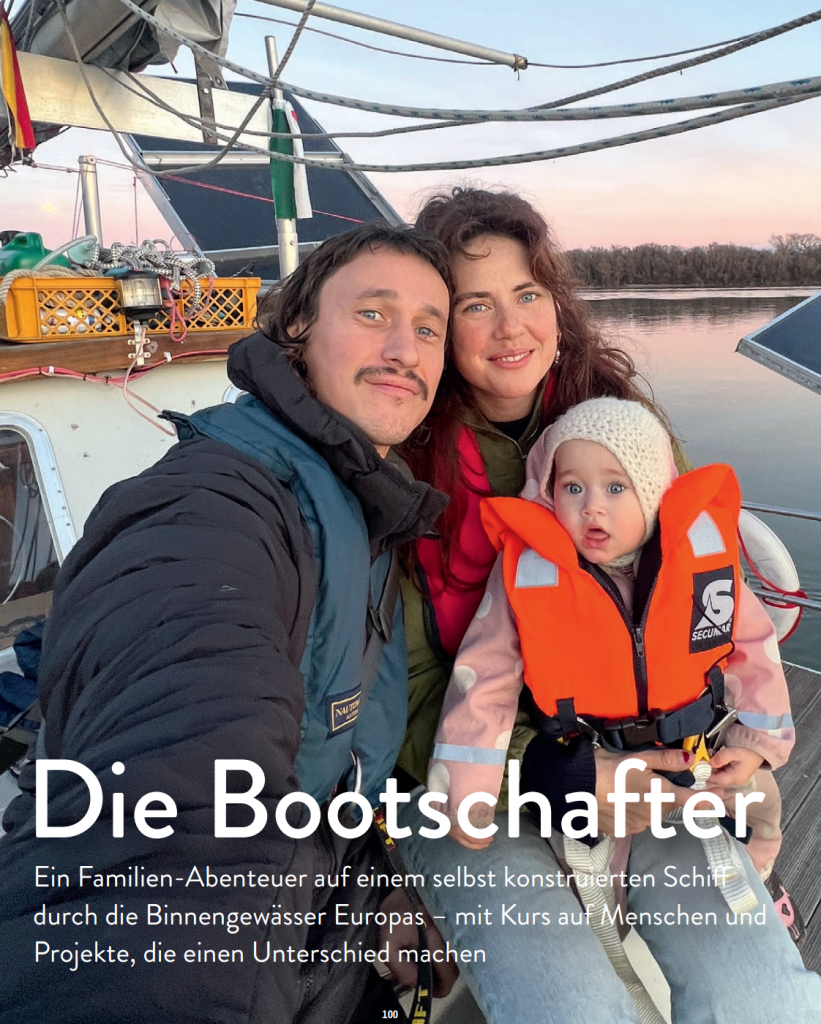 Anna Roiii und Paul Hoepner - CO2-neutrale Bootsreise – Werde Magazin - Reportage Lesley Sevriens